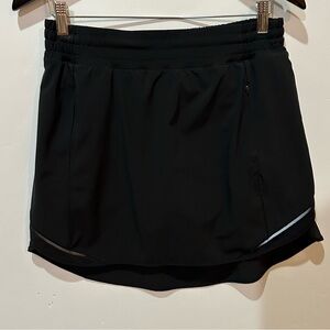 Lululemon Athletica Hotty Hot High Rise Black Women's Skort 10
